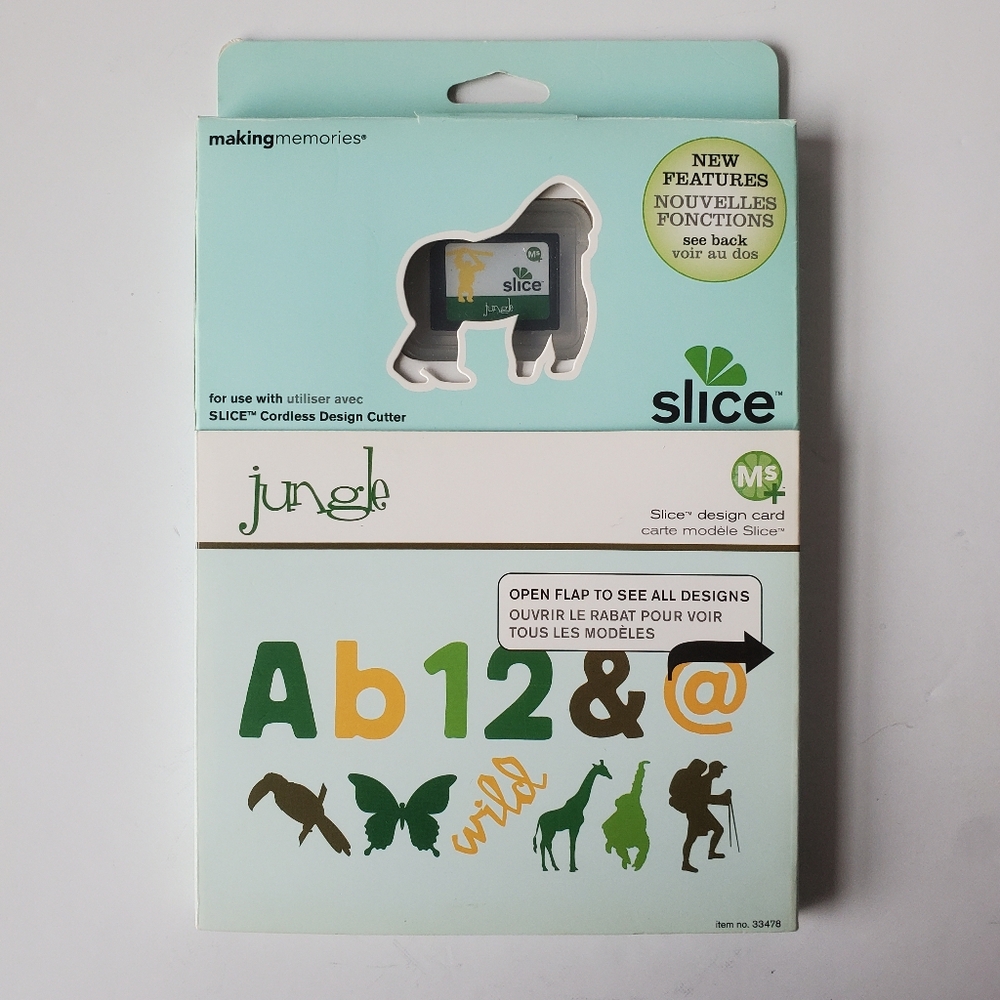 Jungle  Slice Making Memories Design Card & Booklet